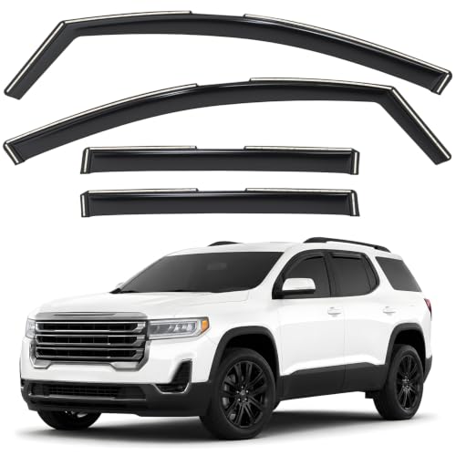 Window Deflectors Smoke Tinted in (4 Count)