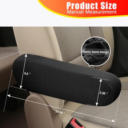 2PC Car Front Seat Armrest Covers