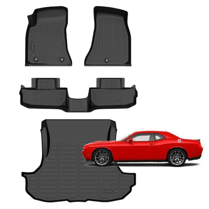 for Dodge Challenger RWD Floor Mats 2015