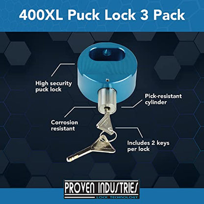 400XL Puck Lock Set (3 Count)