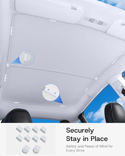 Upgraded Sunshade Roof for Tesla Model Y 2020 (2 Count)