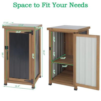 Small Outdoor Storage Cabinet Weatherproof