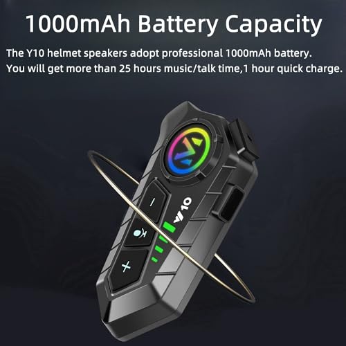 Motorcycle Helmet Bluetooth Headset Speakers with HiFi Sound