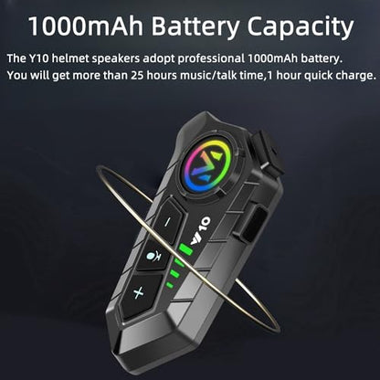 Motorcycle Helmet Bluetooth Headset Speakers with HiFi Sound