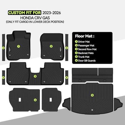 All Weather TPE Floor Mat Set for 2023