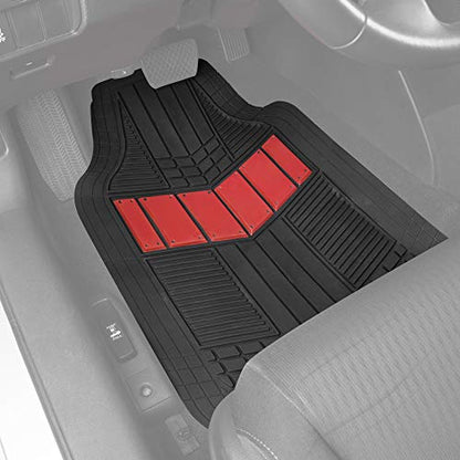 Rubber Car Floor Mats All Weather Waterproof 4