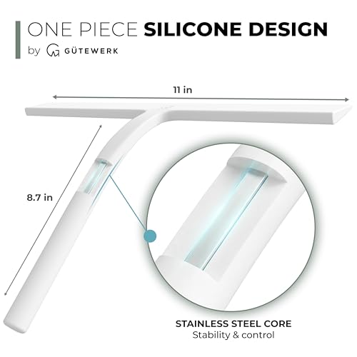 Silicone Shower Squeegee with 3