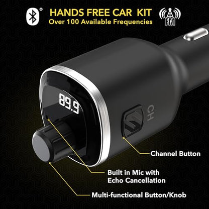 BTFM8 Bluetooth FM Transmitter Car