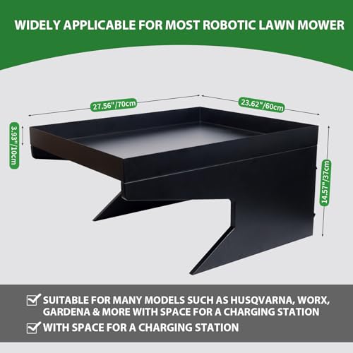 Weatherproof Robotic Lawn Mower Garage With Planter Compatible For All Robotic Lawn Mower Heavy