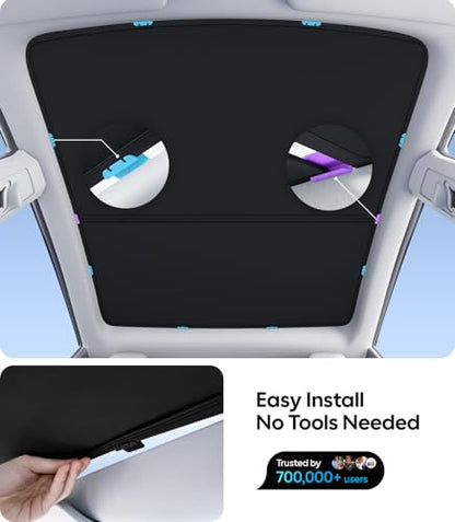 for Tesla Model Y Accessories Sunshade Roof