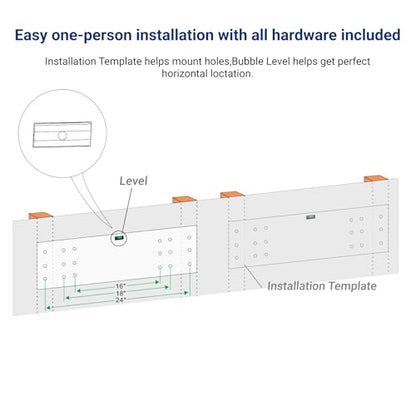 1 Pack 2x6ft Garage Shelving Wall