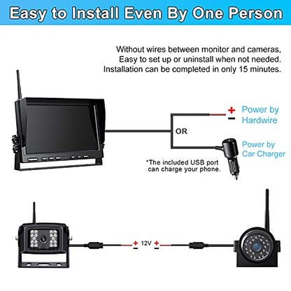 HD 10" Wireless Backup Camera System
