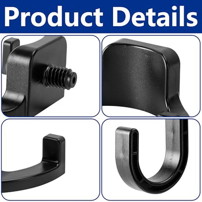 6 Pcs ABS Storage Shed Tool Hooks (6 Count)