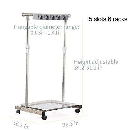 movable mop broom holder put wet mops floor standing cleaning tool rack stainless for schools