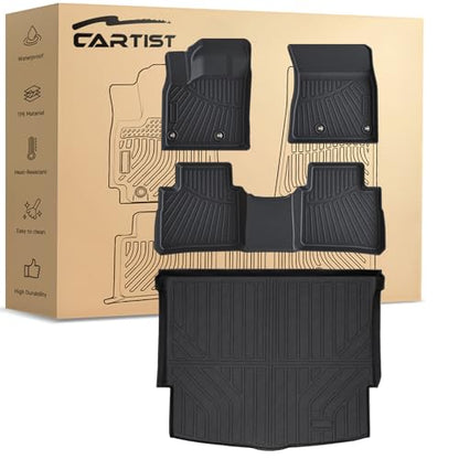 Floor Mats & Cargo Liner Custom Fit for Nissan Rogue 2021 (2 Count)