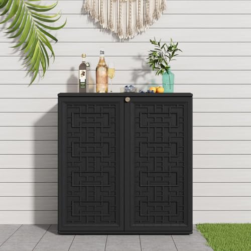 Outdoor Storage Cabinet Waterproof (640 Ounce)