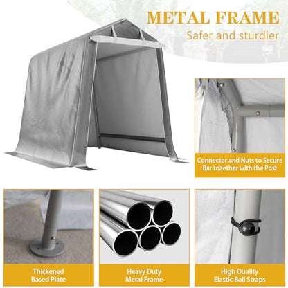 JY QAQA 6x6 FT Portable Motorcycle Carport