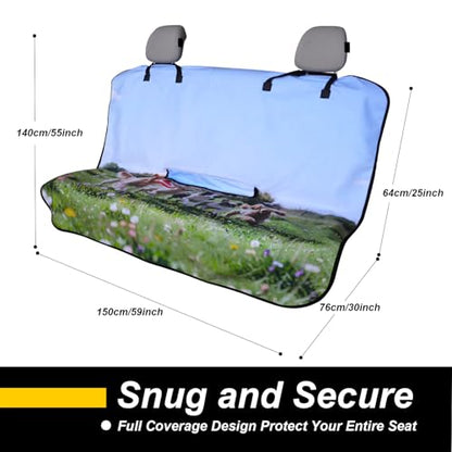 Back Seat Cover for Car Trucks Van SUV Jeep