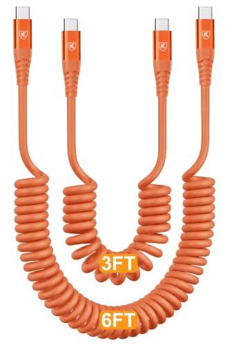 USB C to C Cable [3FT+6FT] (2 Count (3ft + 6ft))