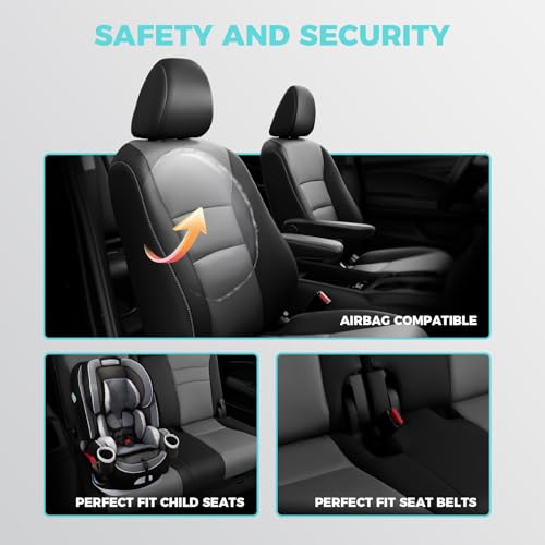 Seat Covers for Honda Pilot 2016 (8 Count)