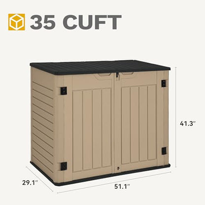 35 Cuft Outdoor Horizontal Storage