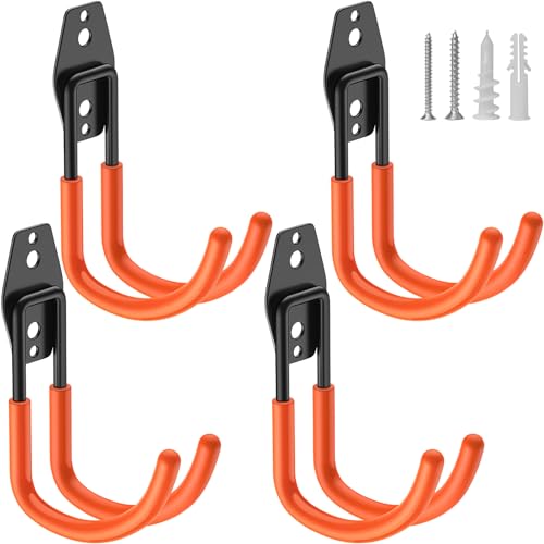 Heavy Duty Garage Hooks 4 Pack