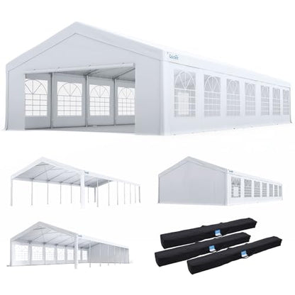 20x50 Heavy Duty Party Tent Outdoor Canopy with Church Windows