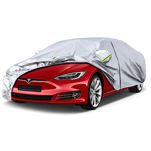 Waterproof Car Cover Custom Fit Tesla Model S 2012