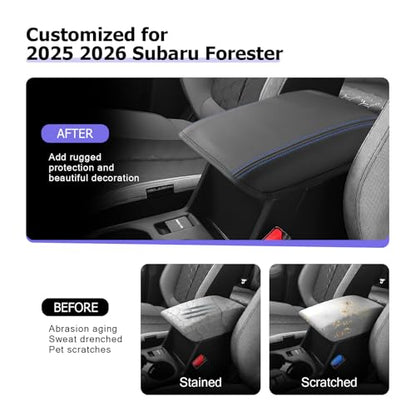 2025 Forester Center Console Cover Compatible with 2025 Forester Accessories Armrest Cover Armrest Console Cover Not for 2026+Touring