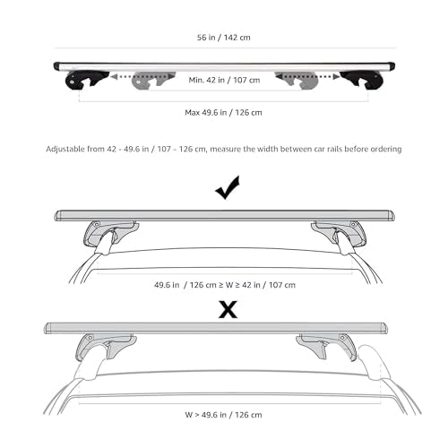 Cross Rail Roof Rack (2 Count)