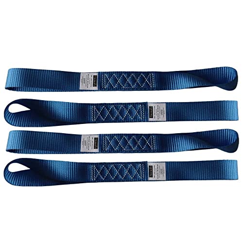 Heavy Duty Soft Loop Tie Down Straps (4 Count)