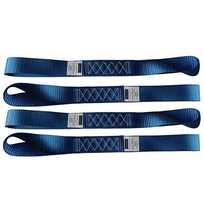 Heavy Duty Soft Loop Tie Down Straps (4 Count)