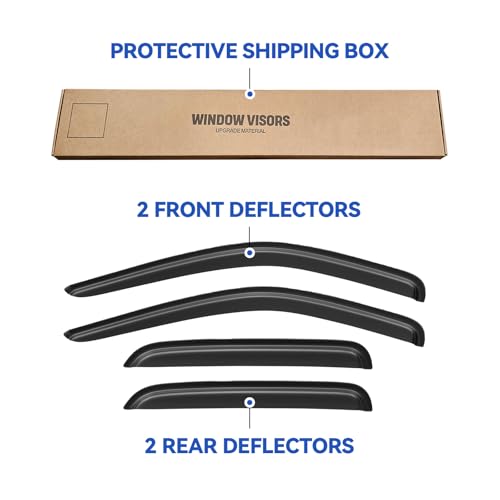 Window Visors Rain Guards for 2005