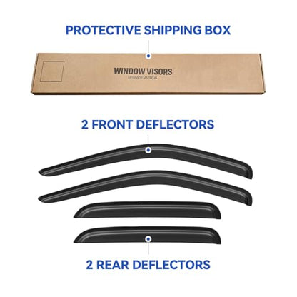 Window Visors Rain Guards for 2005