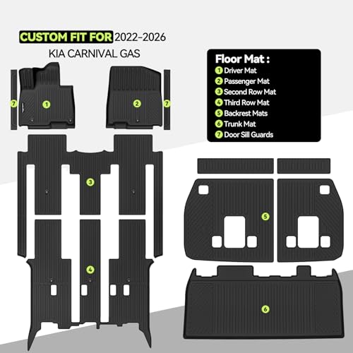 All Weather TPE Floor Mat Set for 2022