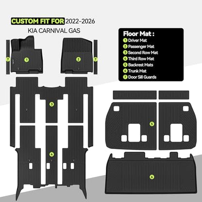 All Weather TPE Floor Mat Set for 2022