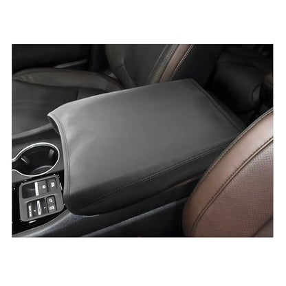Center Console Cover Compatible with 2023 2024 2025 Honda Pilot & 2024 2025 Ridgeline & 2024 2025 2026 Honda Passport Accessories Armrest Console Cover Interior Accessories Leather