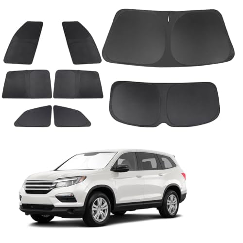 Window Shades for Honda Pilot 2016 (8 Count)