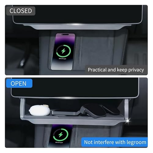 Center Console Screen Under Storage Box Compatible For Tesla Model 3