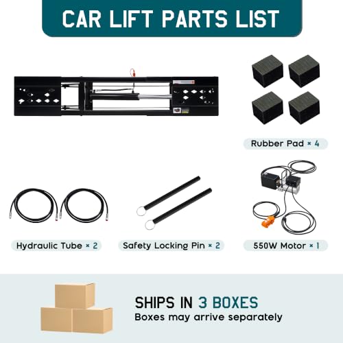 7000 lb Portable Car Lift for Home Garage