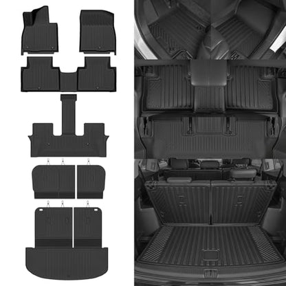 Custom Fit Floor Mats for Kia Telluride Gas Only 8 Seats 2027
