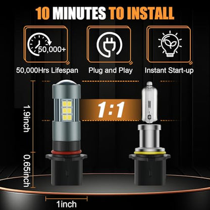 PSX26W 12278 LED Fog Light Bulbs (2 Count)