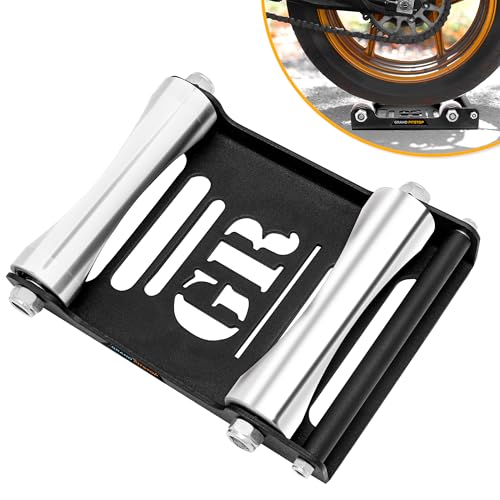 Motorcycle & Powersports Maintainence Stand Wheel Cleaning Wheel Roller Stand for tire Cleaning & Chain Lubrication