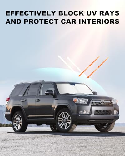 Foldable Front Windshield Sunshade fit for Toyota 4Runner 2010
