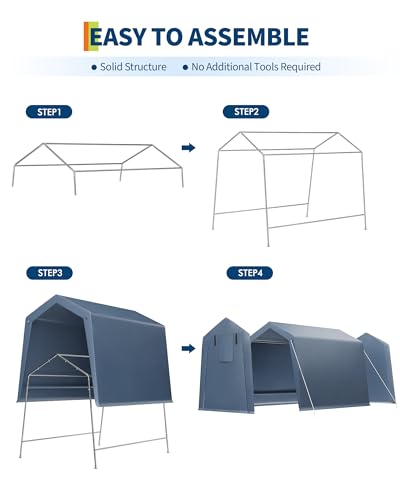 6x6 ft Outdoor Storage Shed