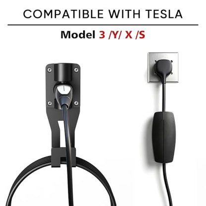 180°Swivel Charging Cable Holder Wall Mount for Tesla Charger