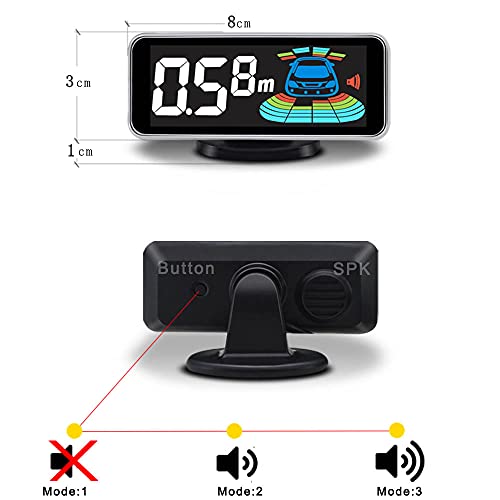 Car Parking Sensors Kit Reverse Radar parktronic System Auto Electronics Vehicle Back Assistant Reverse 8 Sensor