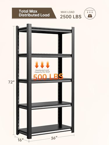 JHYKHG 72" H Storage Shelves