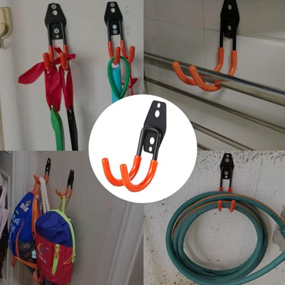 Heavy Duty Garage Storage Hooks 2 Pack Garage Tool Organizer Wall Mount (2 Count)