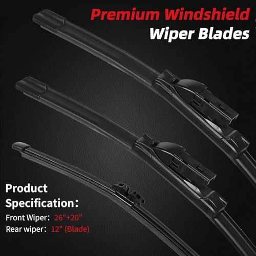 Premium Windshield Wiper Blades Replacement for BMW X3 2018